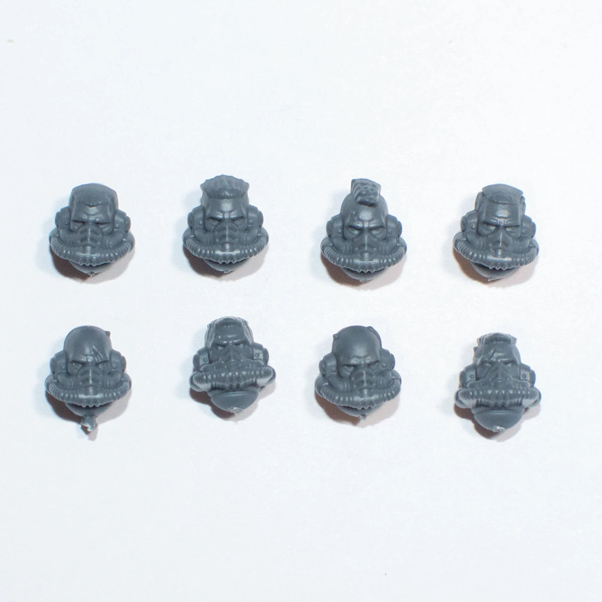 Warhammer 40K Space Marines Primaris Eradicators Heads x 8 Bits Bitz