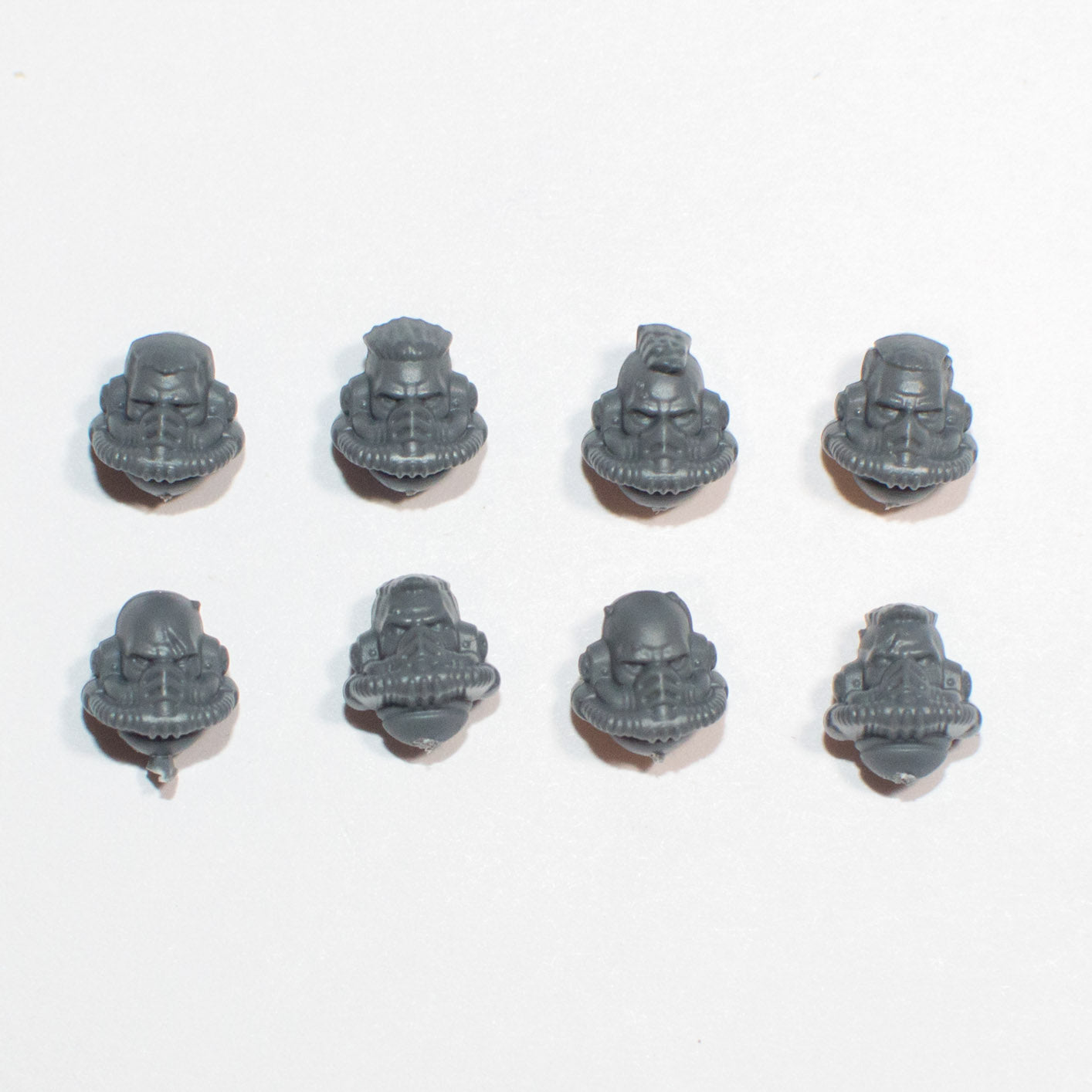 Space Marines Primaris Eradicators Heads x 8 - Space Marines - Conversion Part