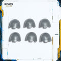Warhammer 40K Space Marines Primaris Eradicators Shoulder Pads x 6 - Bits (Bitz)