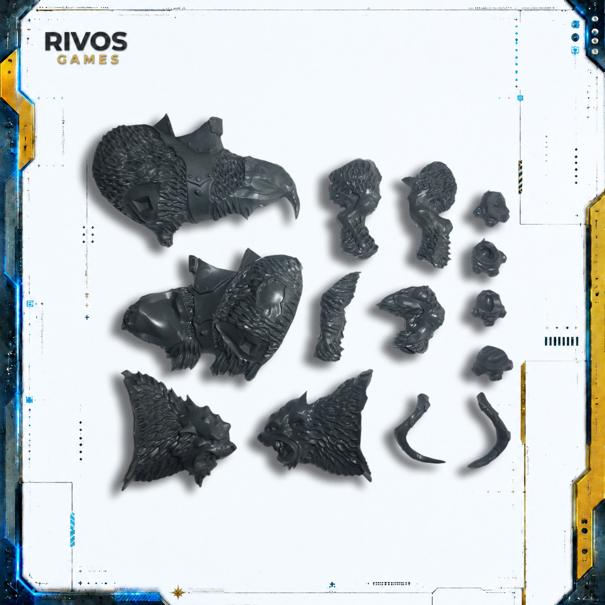Warhammer Ogor Mawtribes Mournfang Pack Mournfang A - Bits (Bitz)