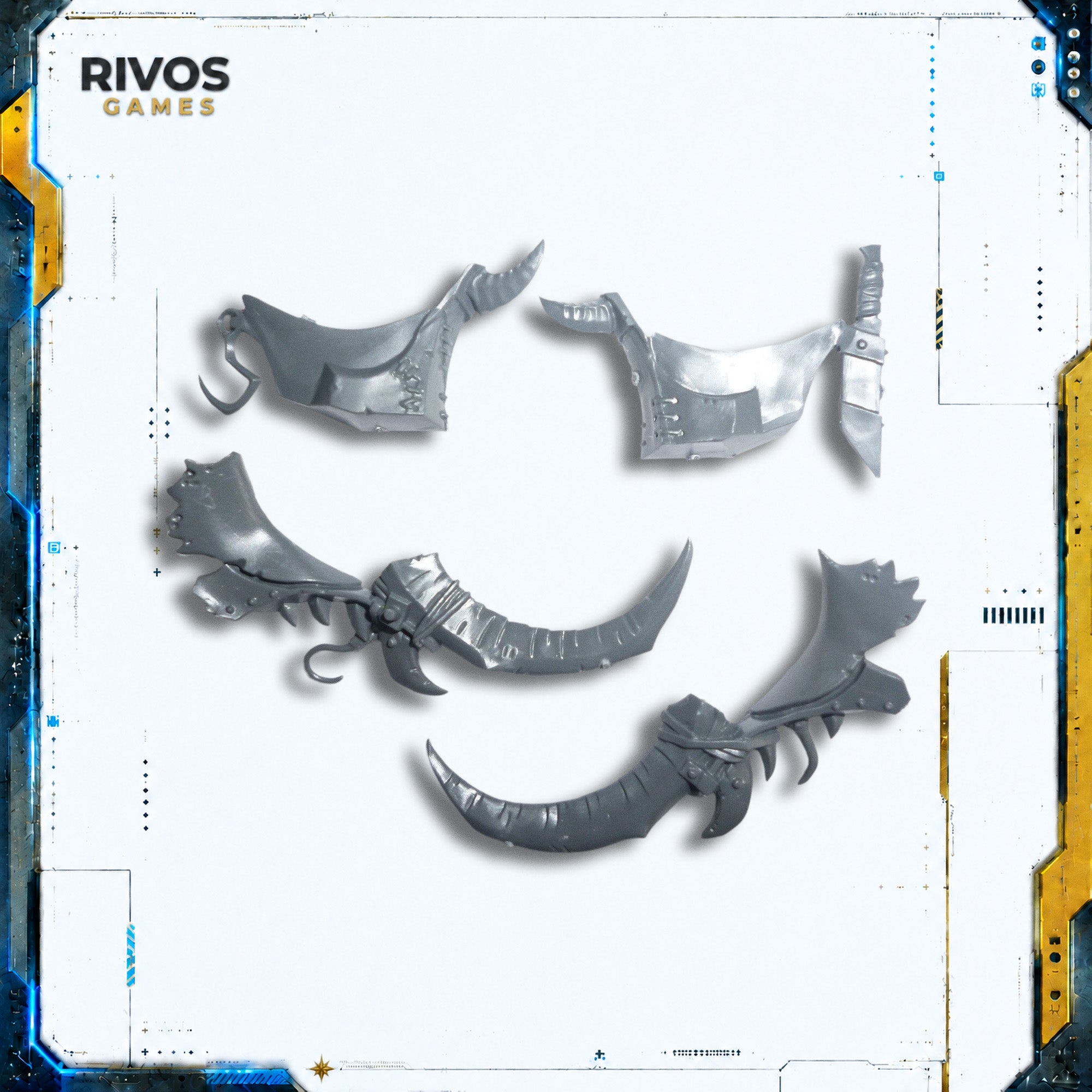 Warhammer Ogor Mawtribes Mournfang Pack Saddle A - Bits (Bitz)