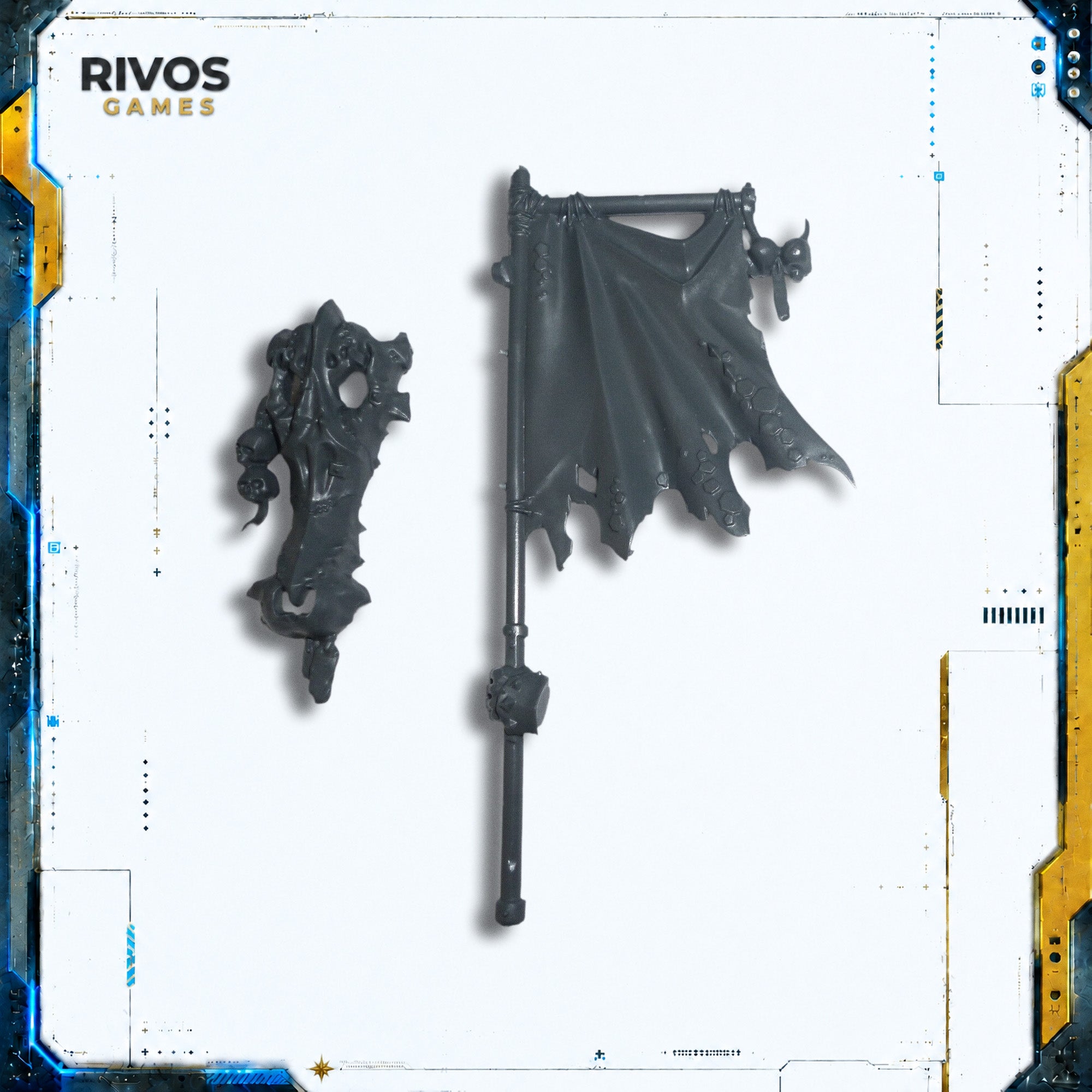 Warhammer Ogor Mawtribes Mournfang Pack Banner - Bits (Bitz)