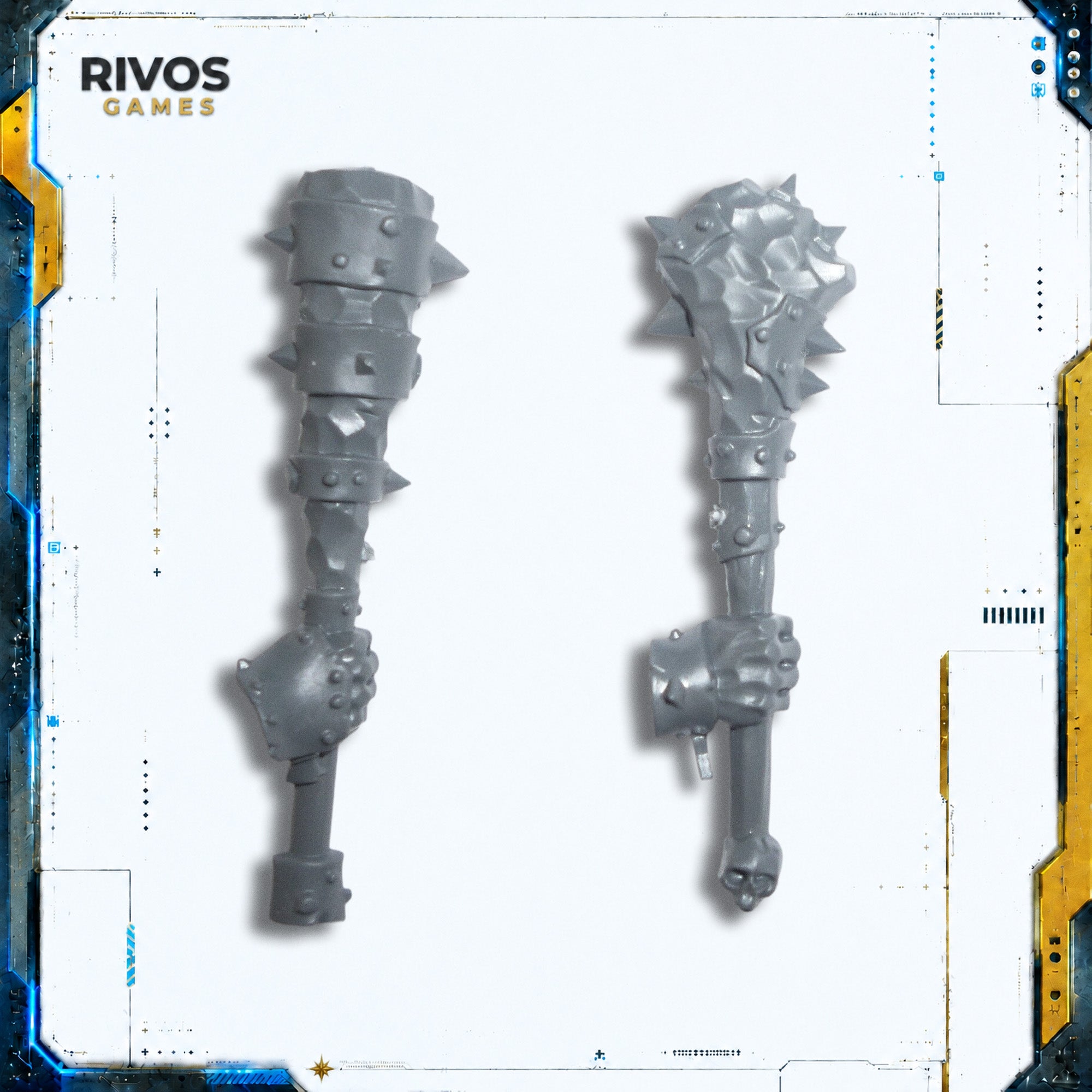 Warhammer Ogor Mawtribes Mournfang Pack Culling Clubs x 2 - Bits (Bitz)