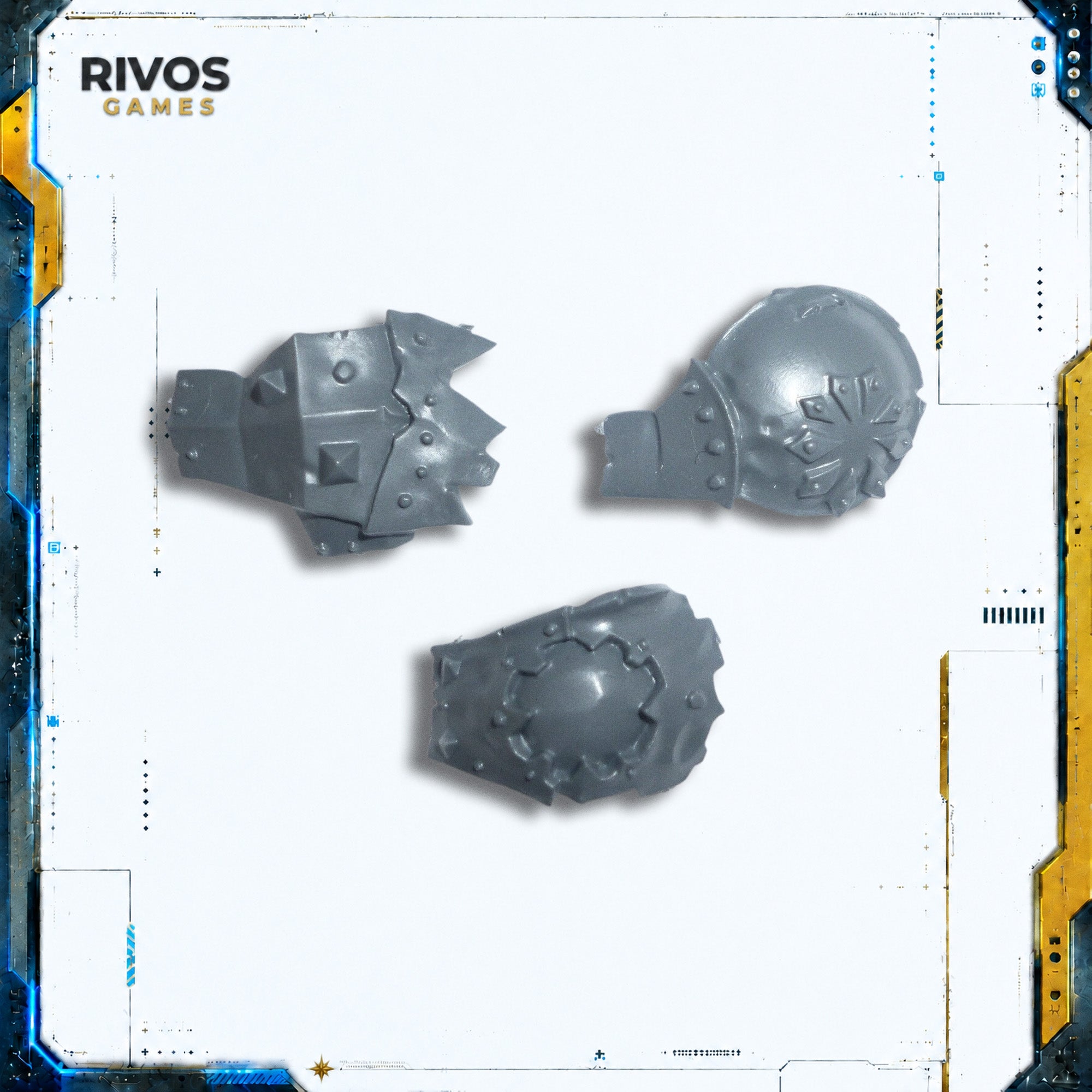 Warhammer Ogor Mawtribes Mournfang Pack Shoulder Armour - Bits (Bitz)