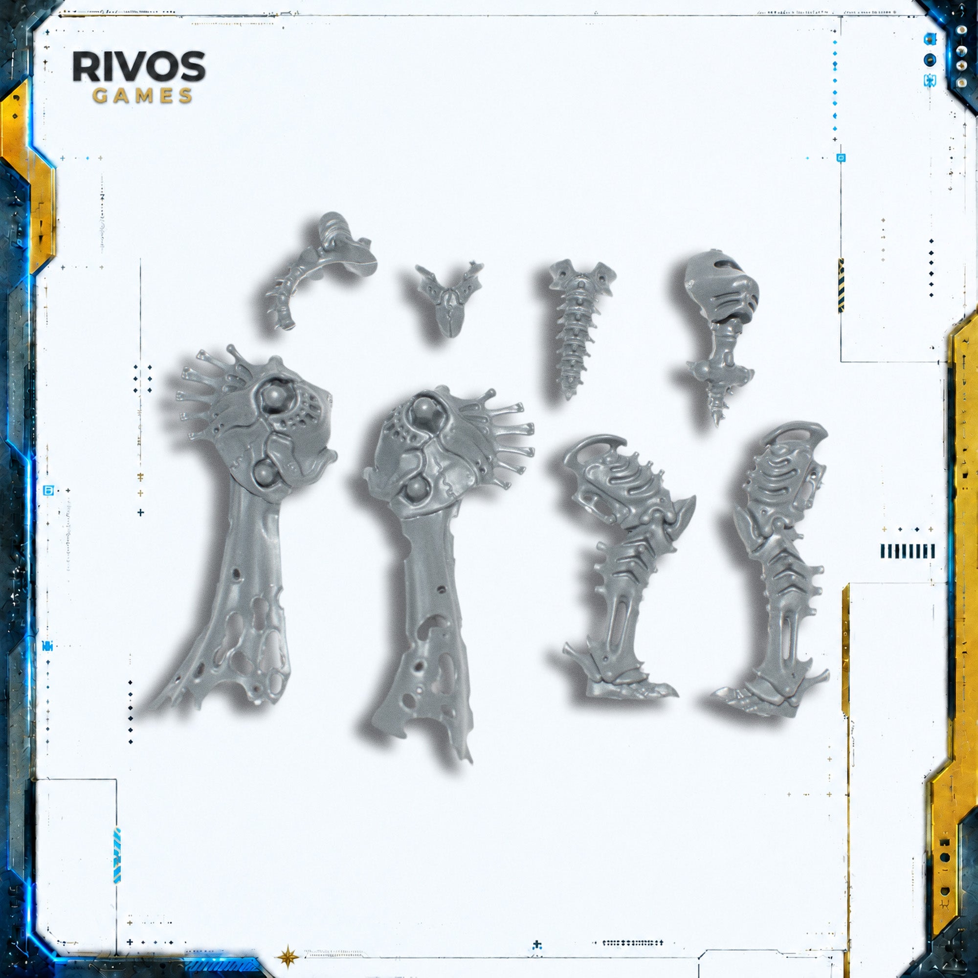 Warhammer Ossiarch Bonereapers Necropolis Stalkers Legs and Torso A - Bits (Bitz)