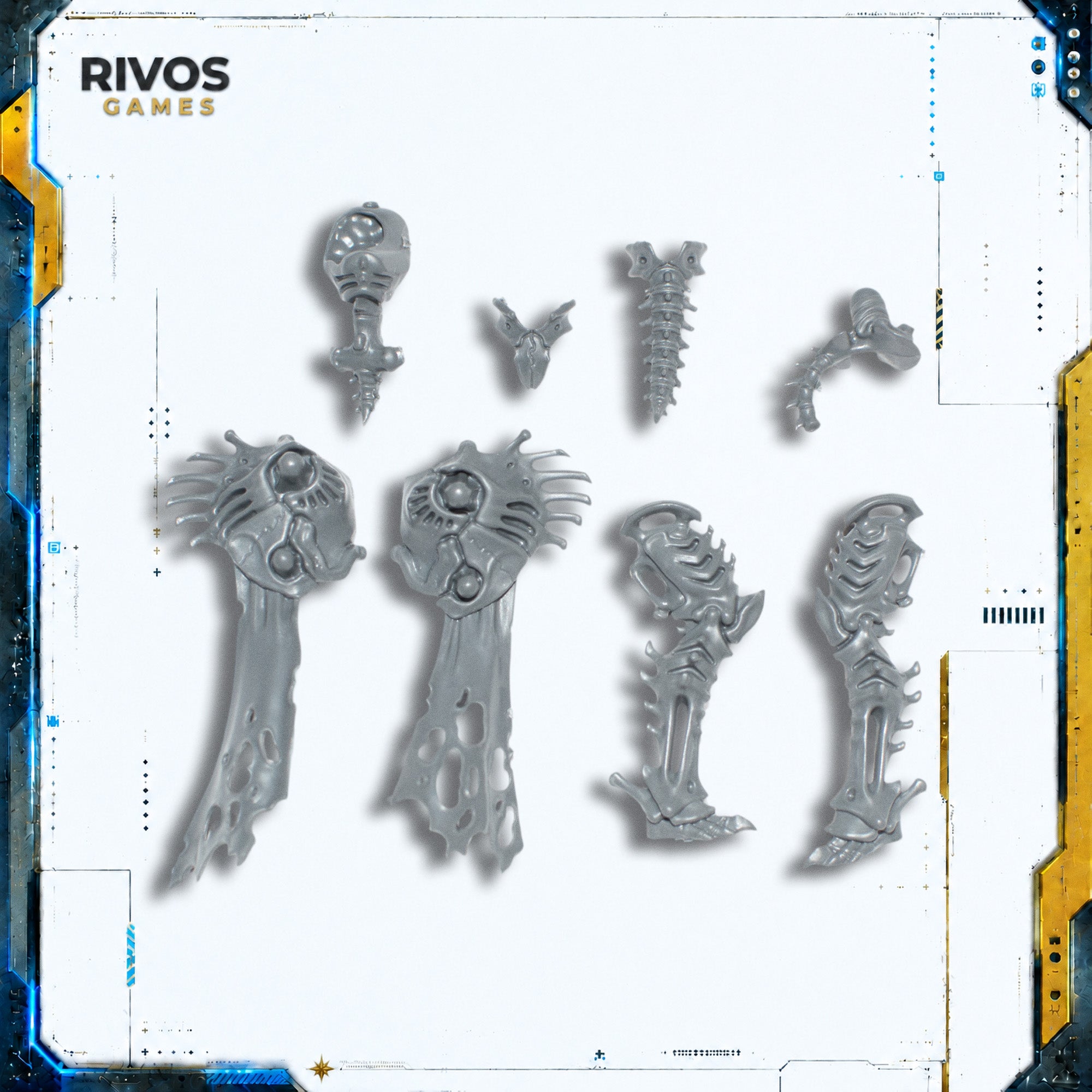 Warhammer Ossiarch Bonereapers Necropolis Stalkers Legs and Torso B - Bits (Bitz)