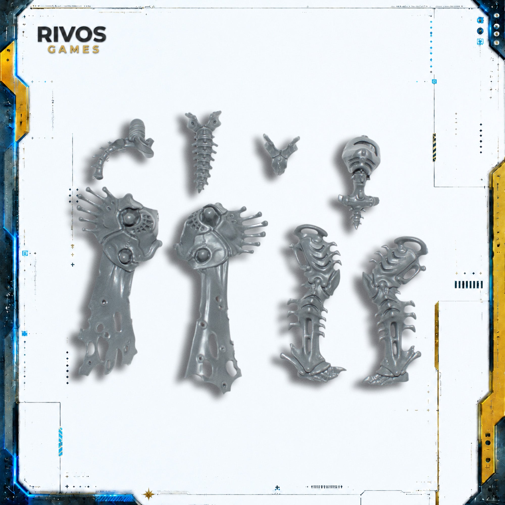 Warhammer Ossiarch Bonereapers Necropolis Stalkers Legs and Torso C - Bits (Bitz)