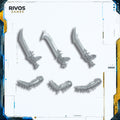 Warhammer Ossiarch Bonereapers Necropolis Stalkers Daggers x 3 B - Bits (Bitz)