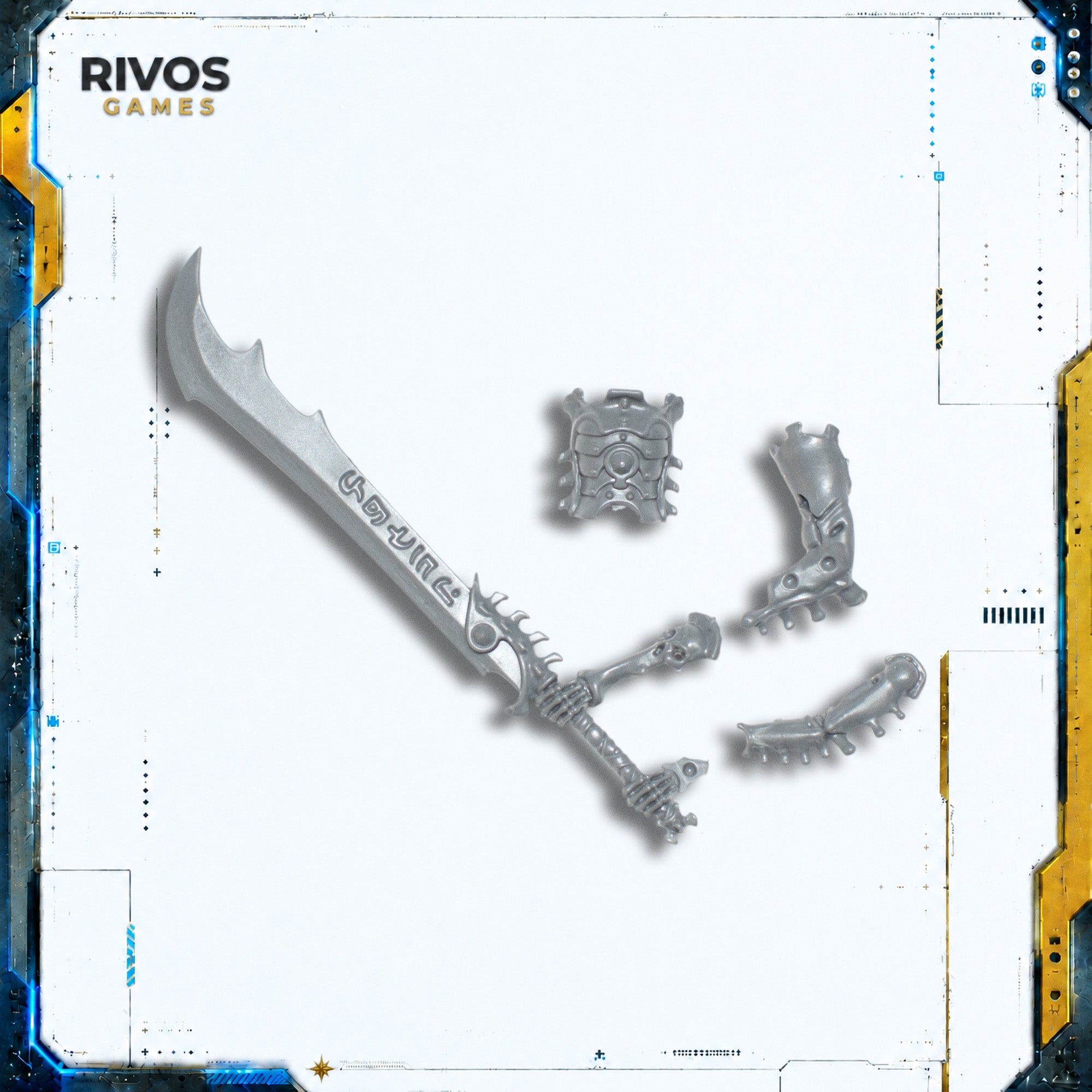 Warhammer Ossiarch Bonereapers Necropolis Stalkers Falchion B - Bits (Bitz)