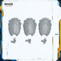 Warhammer Ossiarch Bonereapers Necropolis Stalkers Battle Shield x 3 - Bits (Bitz)
