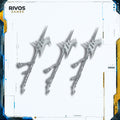Warhammer Ossiarch Bonereapers Necropolis Stalkers Dread Halberd x 3 - Bits (Bitz)