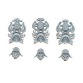 Ossiarch Bonereapers Necropolis Stalkers Heads x 3 - Age of Sigmar - Kitbash Bit