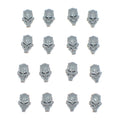Ossiarch Bonereapers Necropolis Stalkers Heads x 16 - Age of Sigmar - Conversion Part