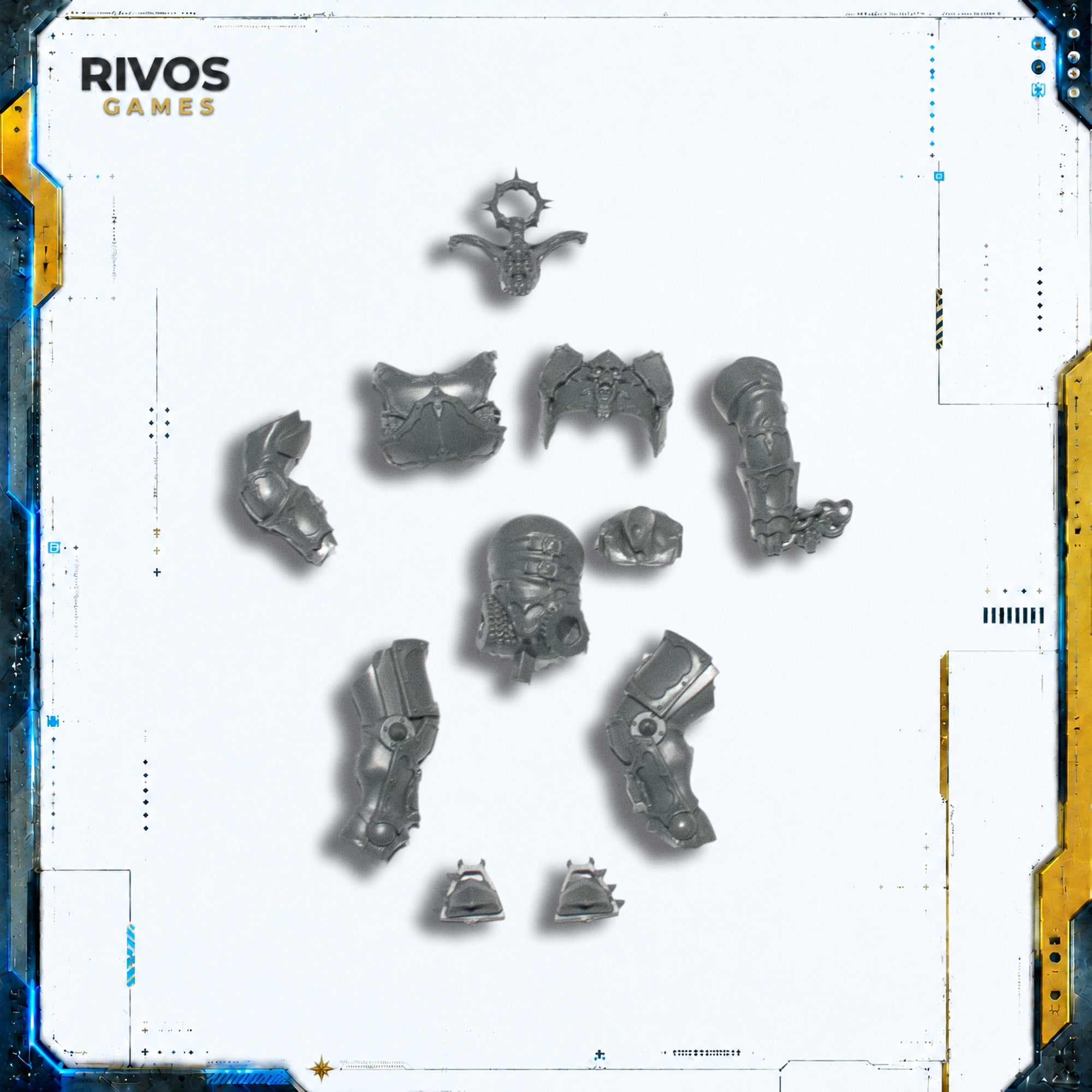 Warhammer Slaves to Darkness Chaos Varanguard Knights Rider A - Bits (Bitz)