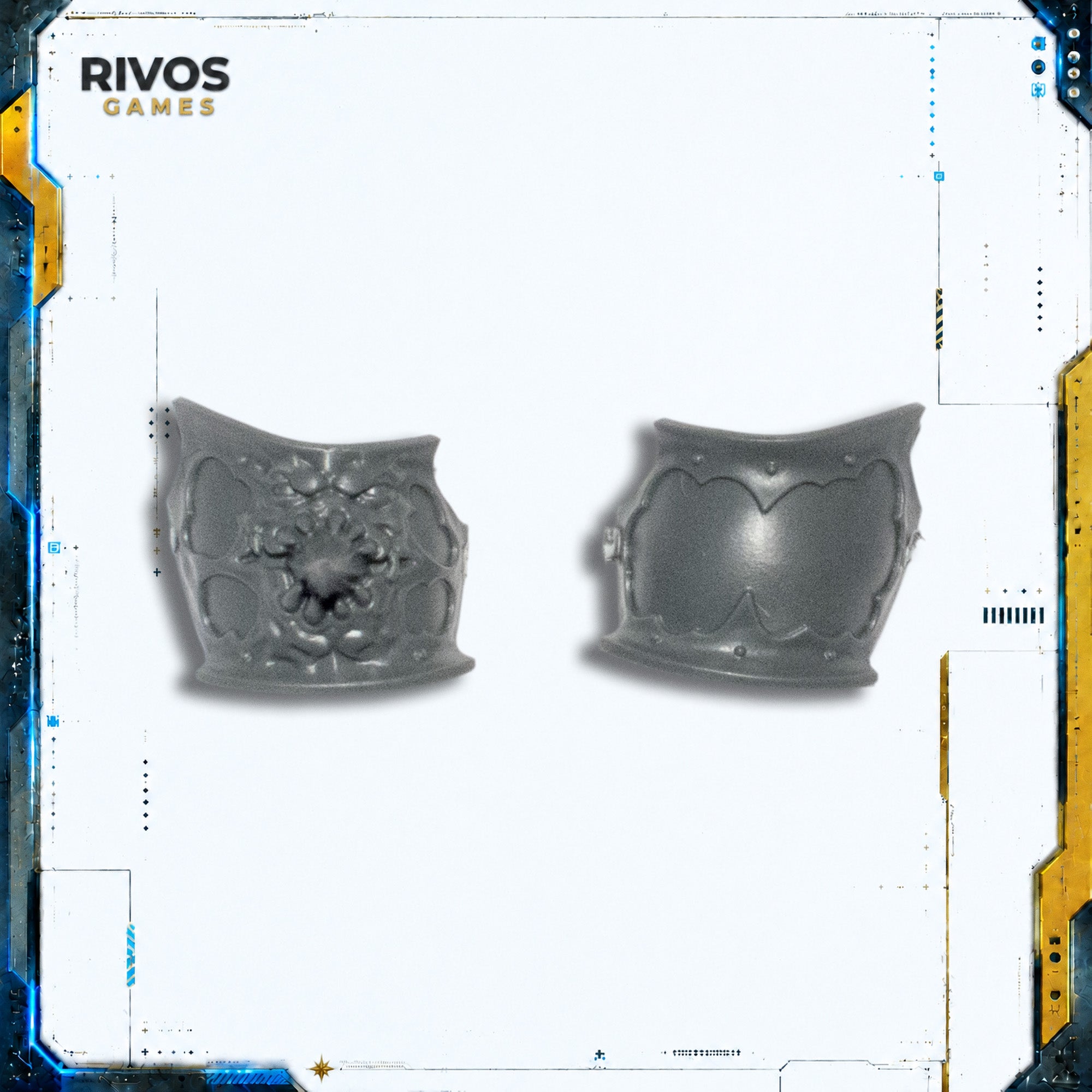 Warhammer Slaves to Darkness Chaos Varanguard Knights Shoulder pads B - Bits (Bitz)