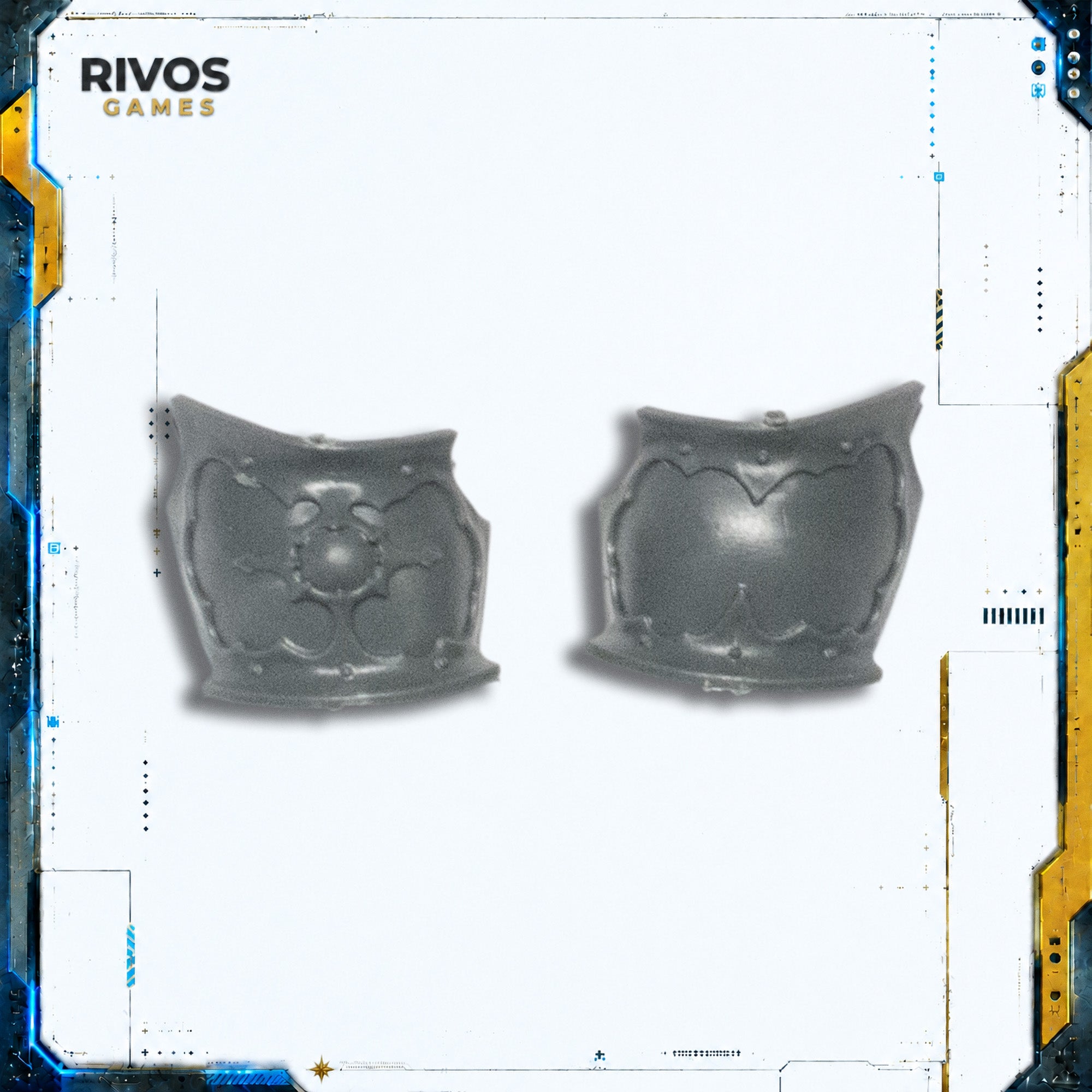 Warhammer Slaves to Darkness Chaos Varanguard Knights Shoulder pads C - Bits (Bitz)