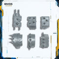 Warhammer 40K Orks Ork Killa Kans Shoulder Pads x 6 - Bits (Bitz)