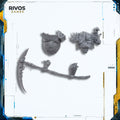 Warhammer Maggotkin of Nurgle Pusgoyle Blightlords Torso and Weapon C - Bits (Bitz)