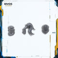 Warhammer Maggotkin of Nurgle Pusgoyle Blightlords Blightlord Heads B - Bits (Bitz)