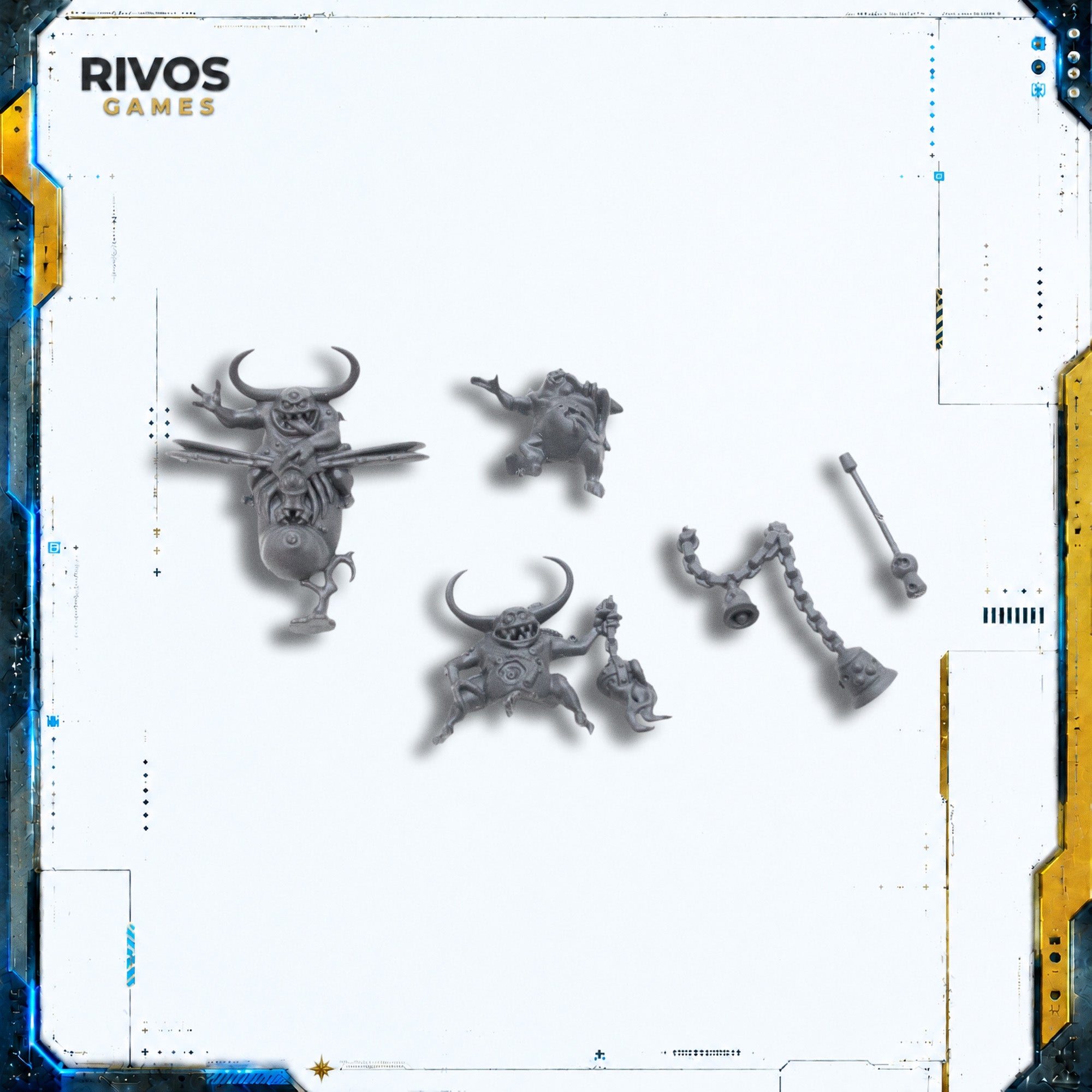 Warhammer Maggotkin of Nurgle Pusgoyle Blightlords Nurglings - Bits (Bitz)