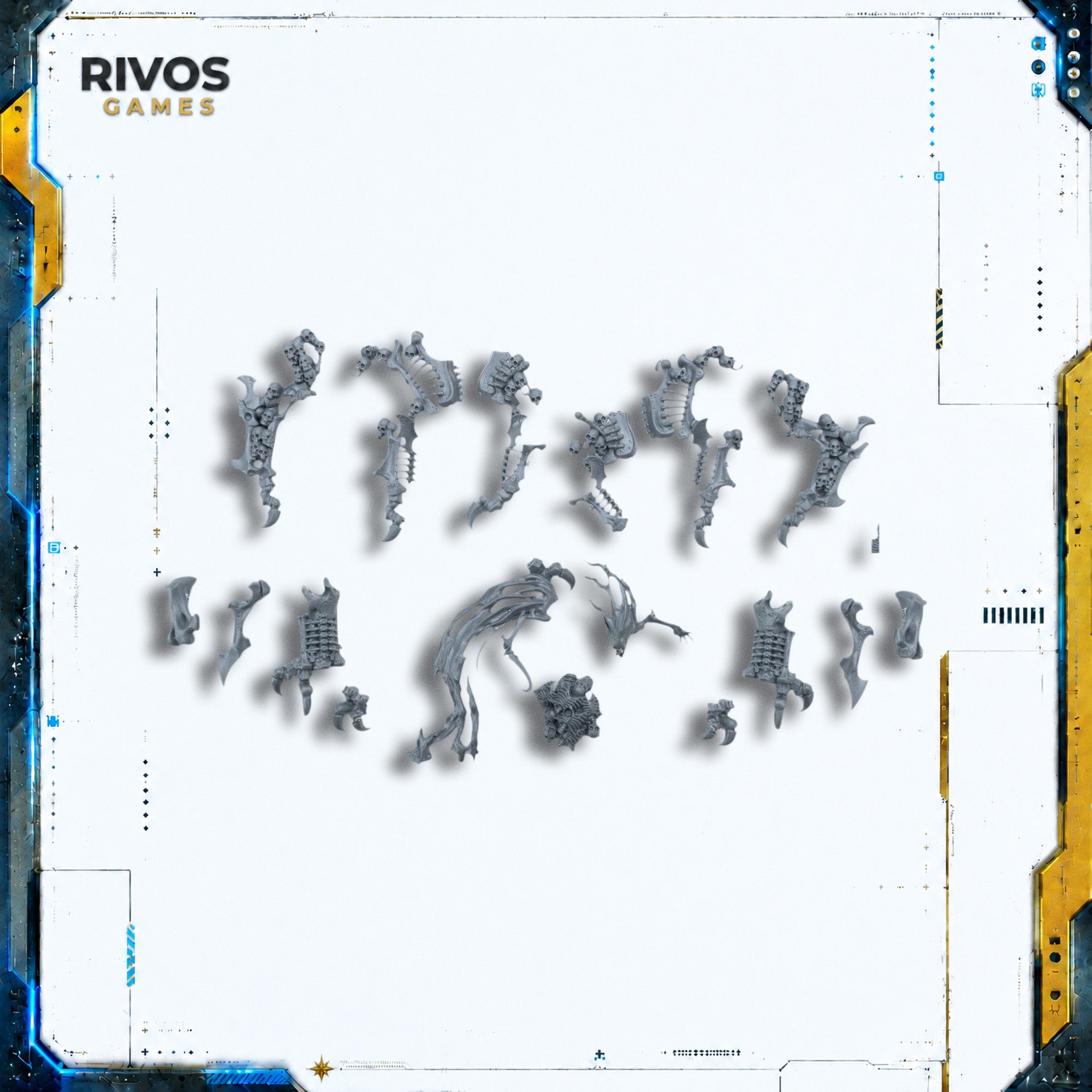 Warhammer Soulblight Gravelords Deathlords Mortarch Abyssal Legs - Bits (Bitz)