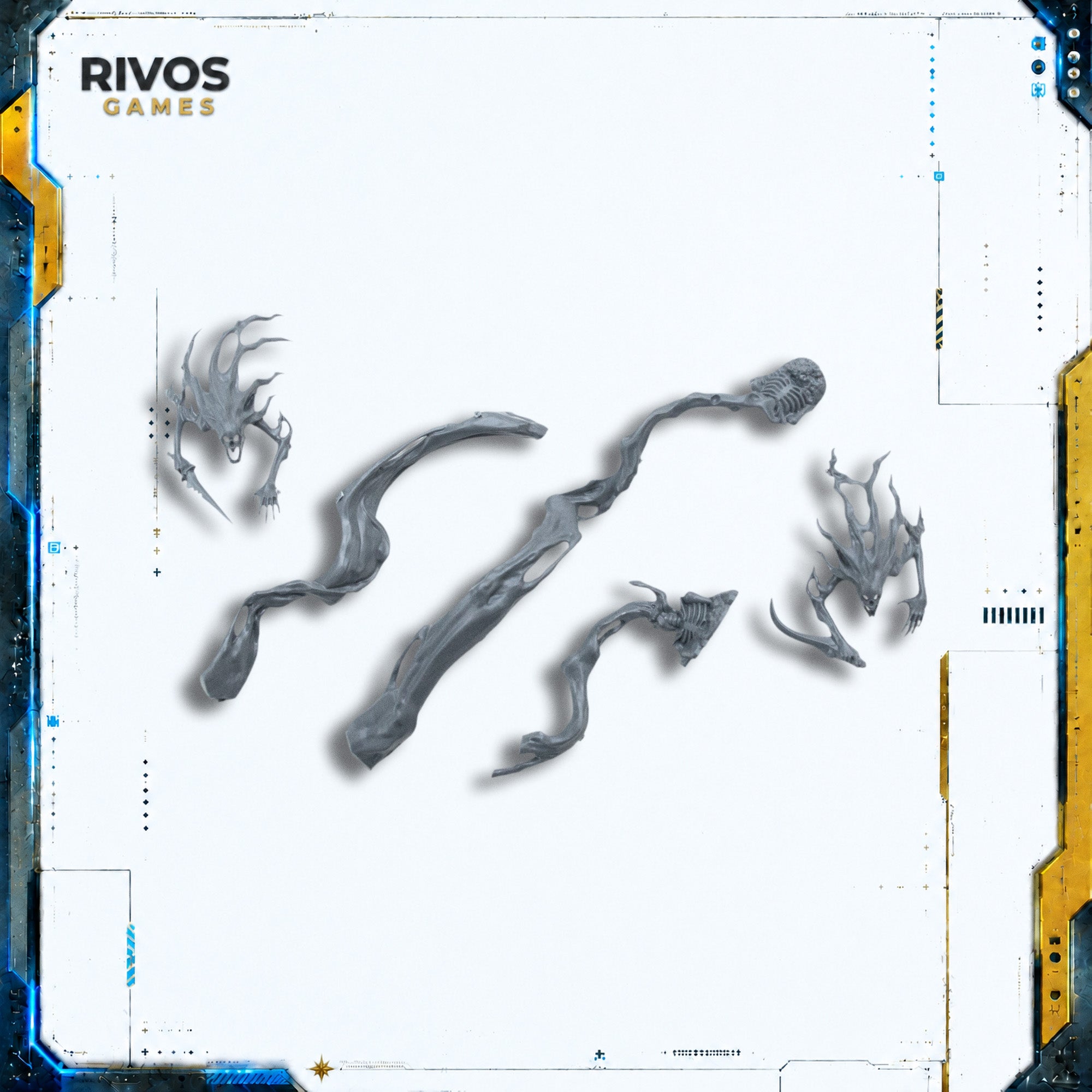 Warhammer Soulblight Gravelords Deathlords Mortarch Spirits - Bits (Bitz)