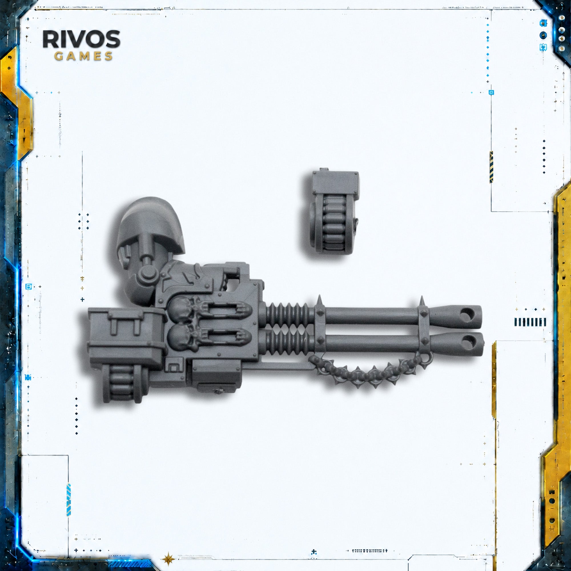 Warhammer 40K Chaos Space Marines Terminators Reaper Autocannon - Bits (Bitz)