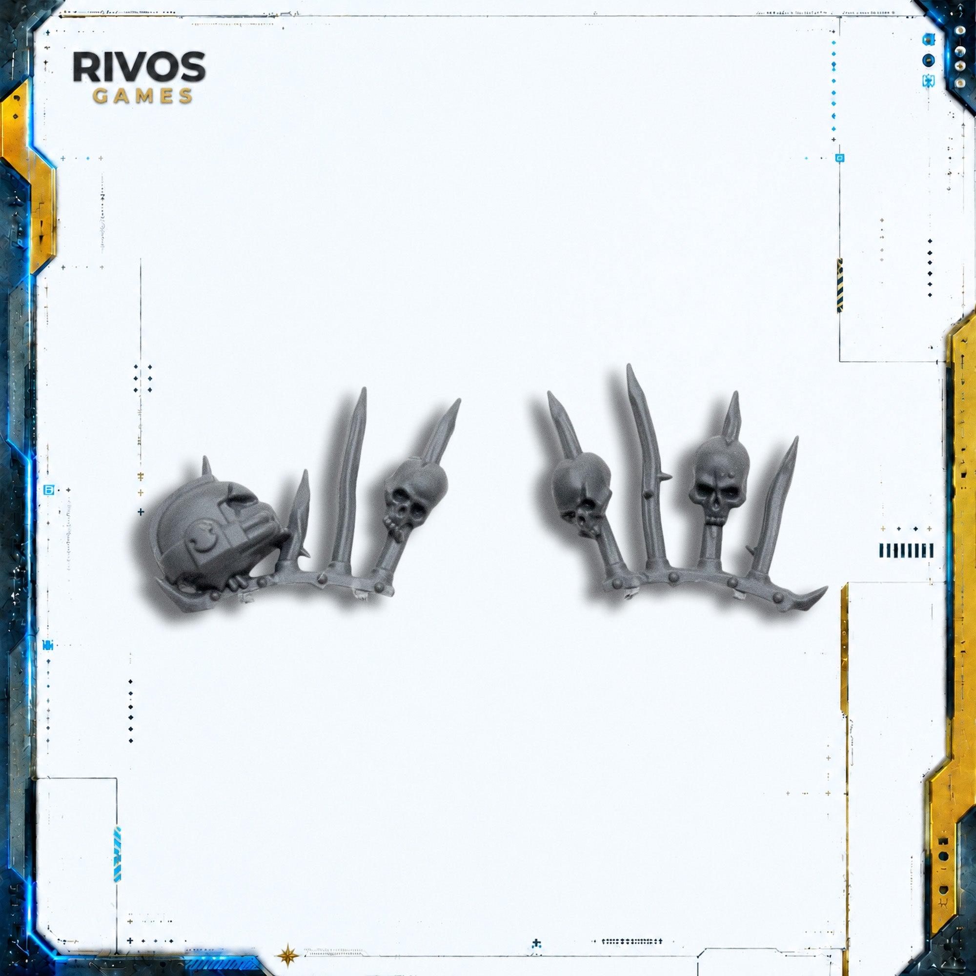 Warhammer 40K Chaos Space Marines Terminators Trophy Racks B - Bits (Bitz)