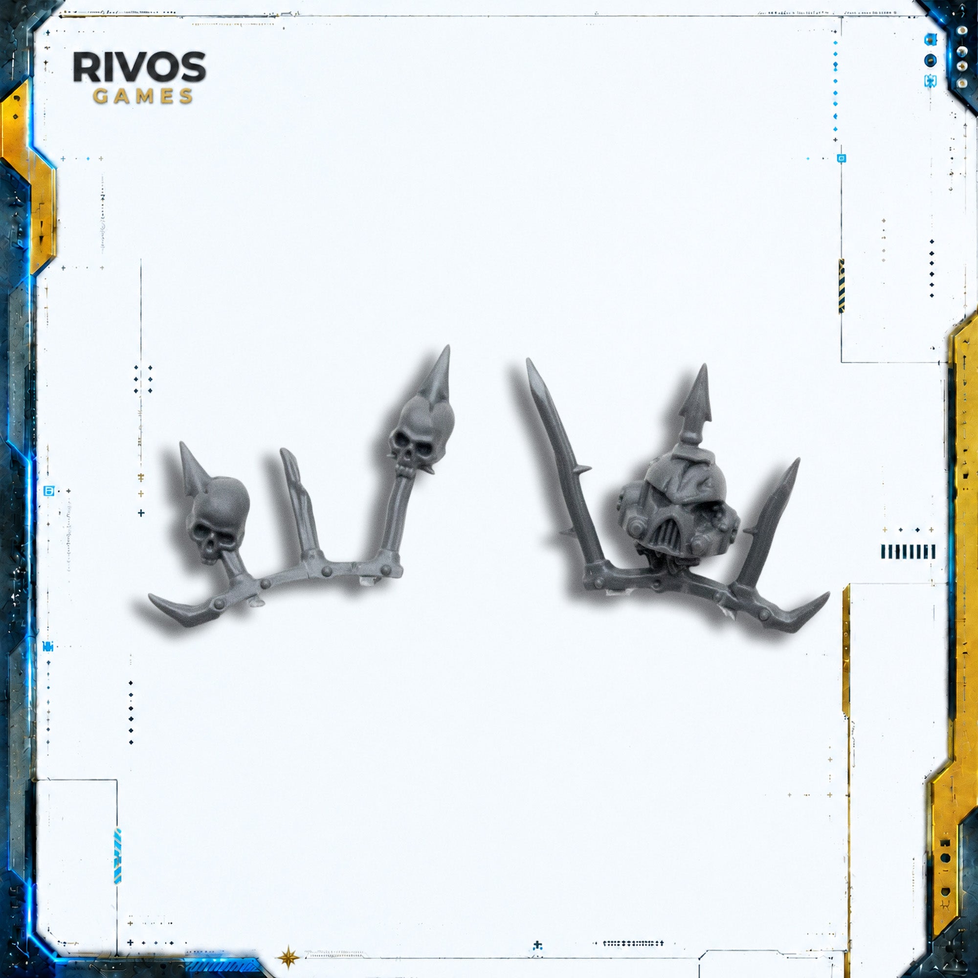 Warhammer 40K Chaos Space Marines Terminators Trophy Racks C - Bits (Bitz)