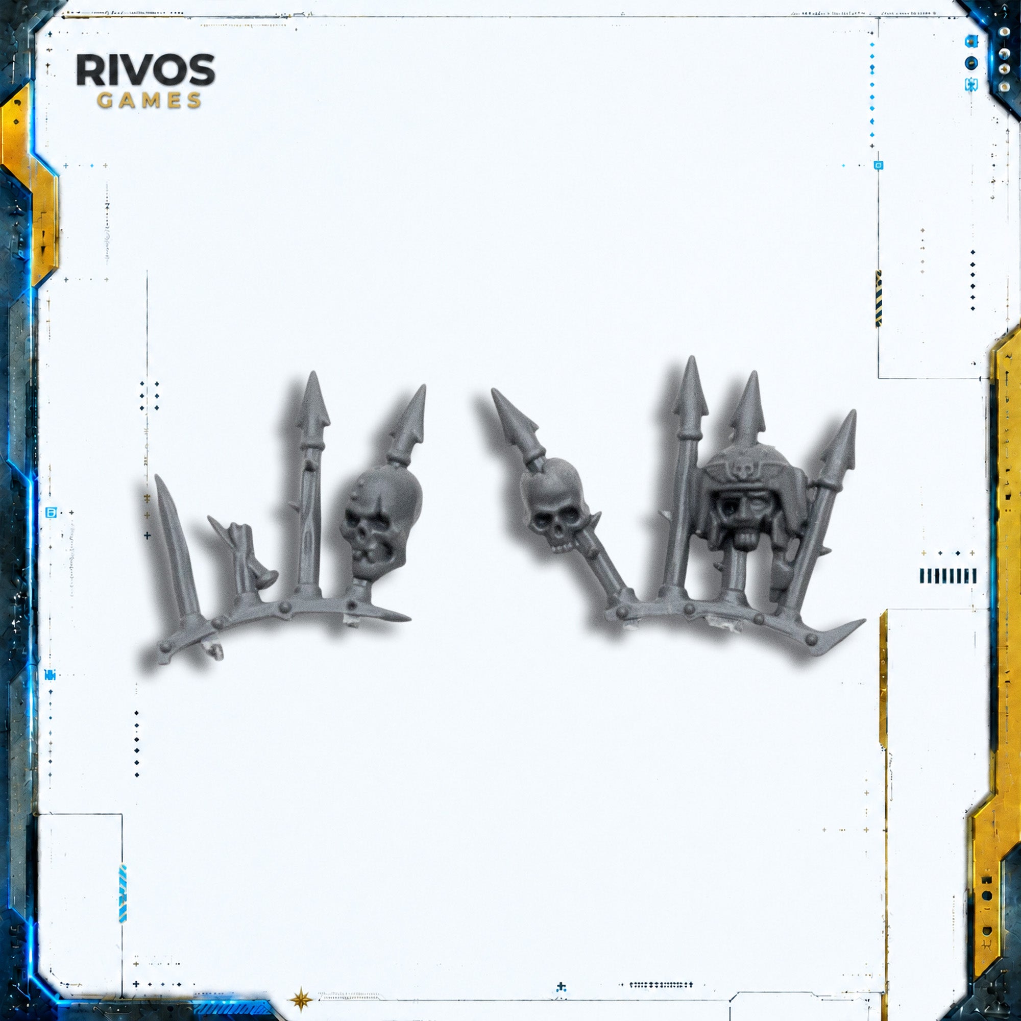 Warhammer 40K Chaos Space Marines Terminators Trophy Racks D - Bits (Bitz)