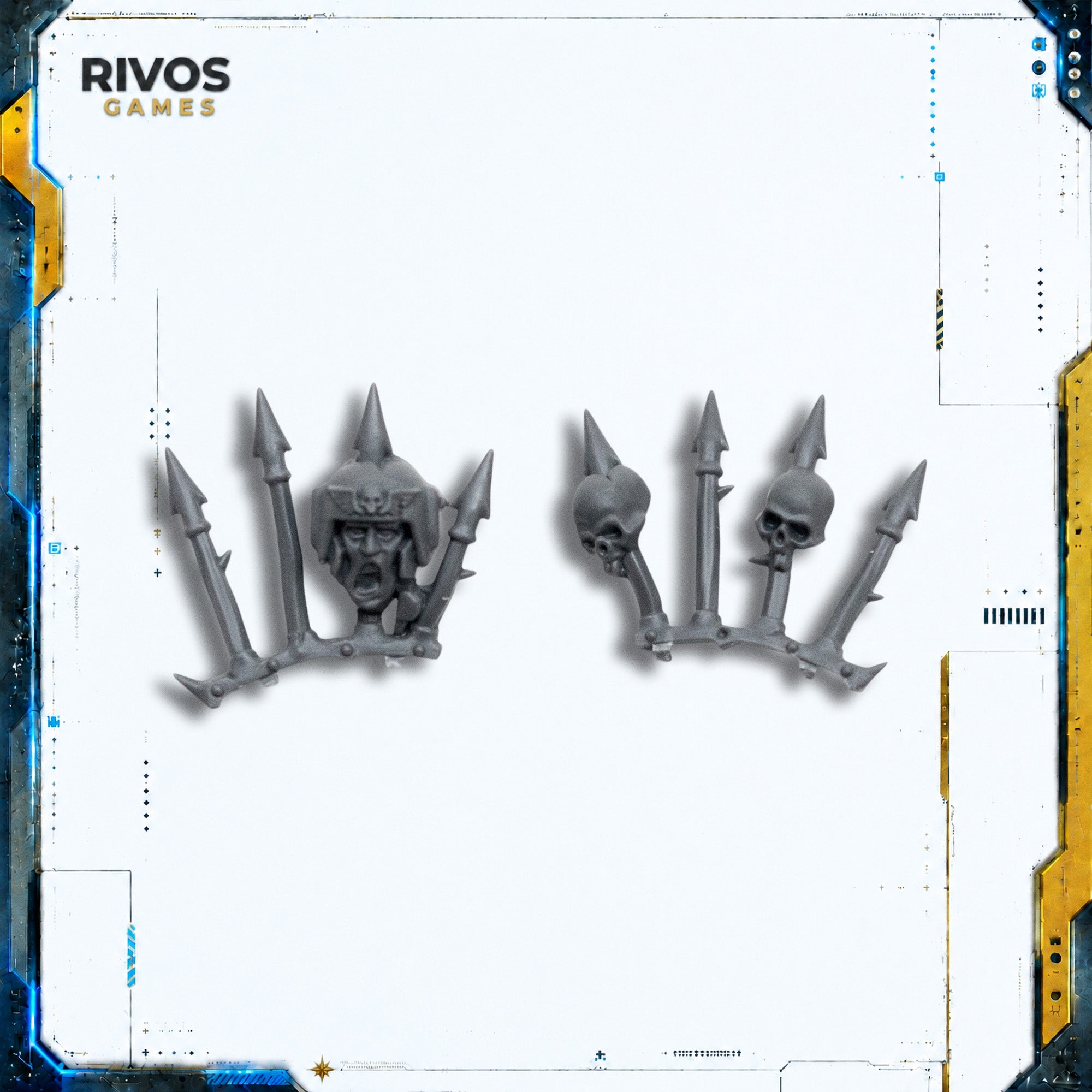 Warhammer 40K Chaos Space Marines Terminators Trophy Racks E - Bits (Bitz)