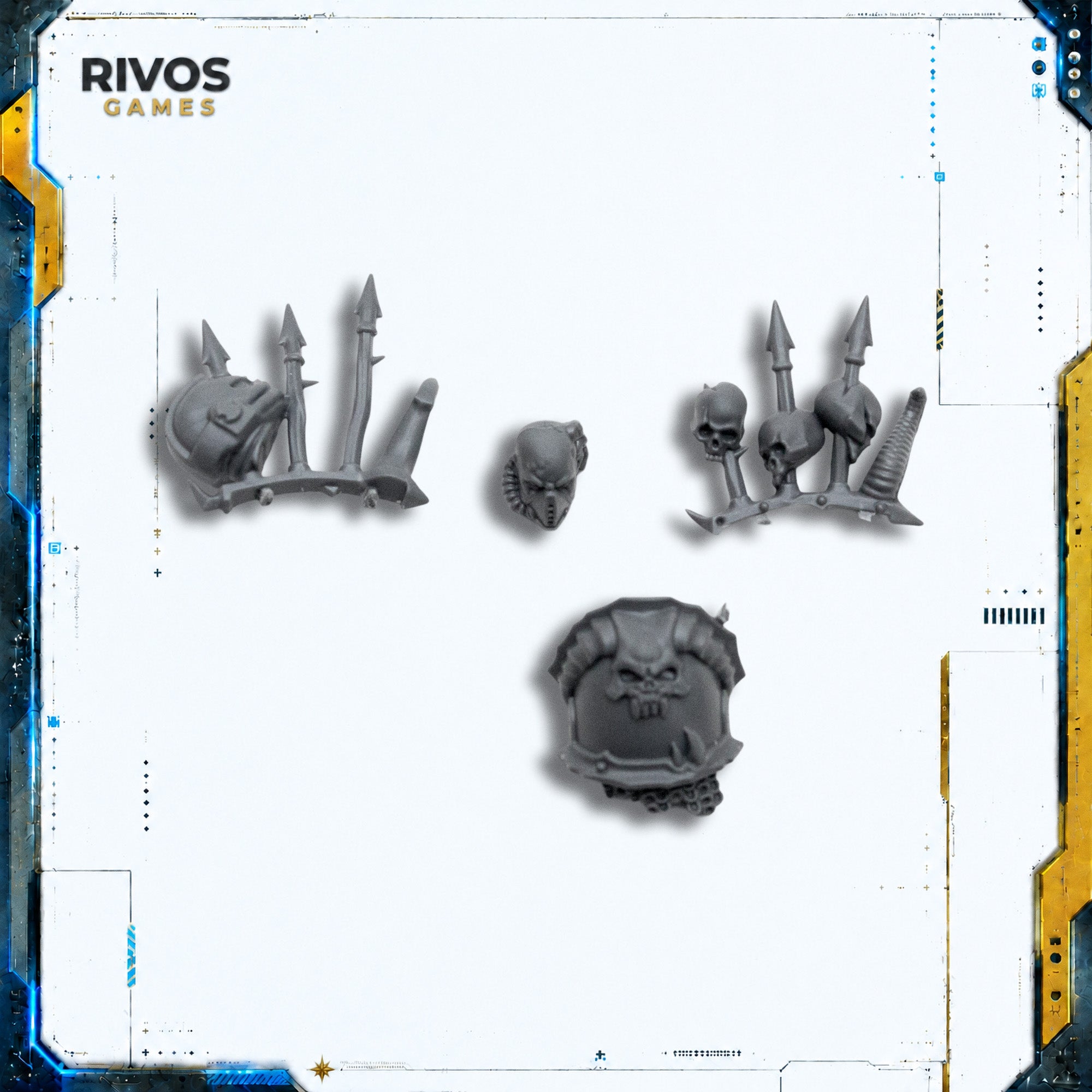 Warhammer 40K Chaos Space Marines Terminators Champion Accessories - Bits (Bitz)