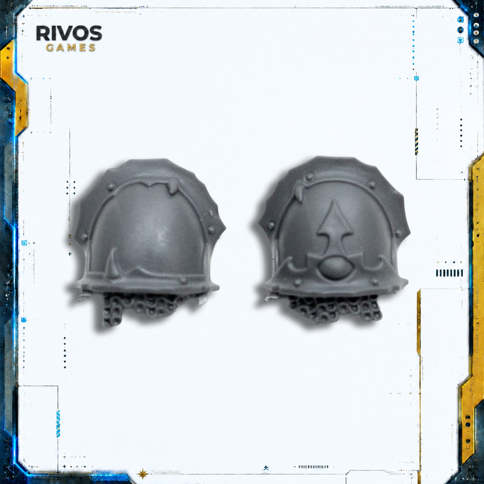 Warhammer 40K Chaos Space Marines Terminators Shoulder Pads A - Bits (Bitz)
