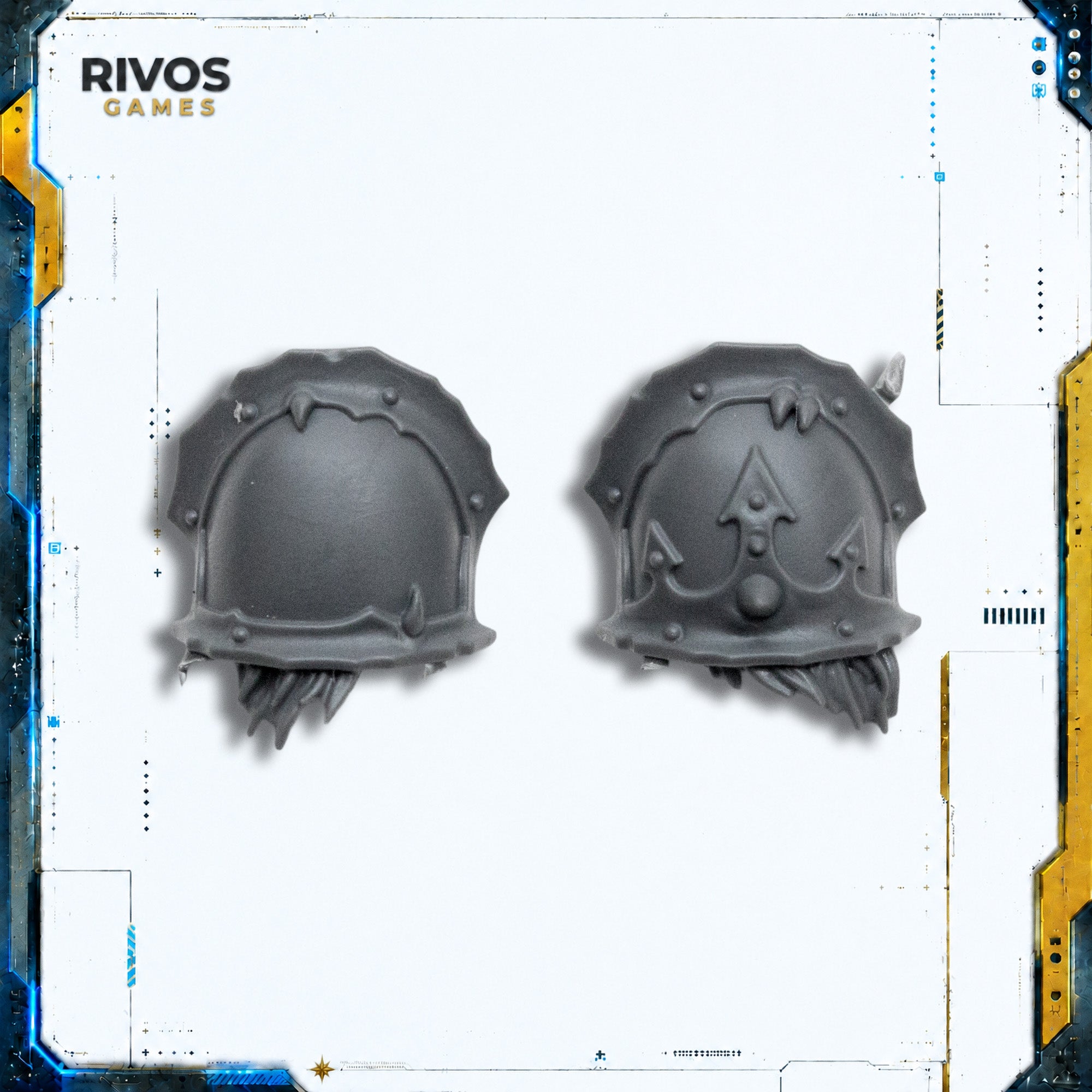 Warhammer 40K Chaos Space Marines Terminators Shoulder Pads B - Bits (Bitz)
