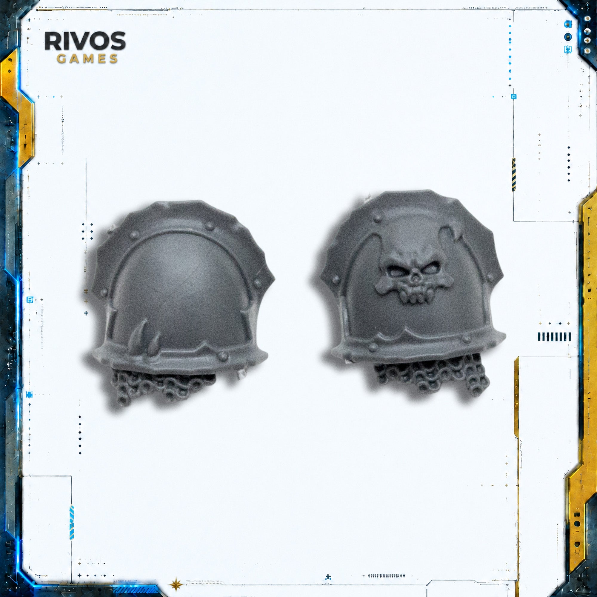 Warhammer 40K Chaos Space Marines Terminators Shoulder Pads E - Bits (Bitz)