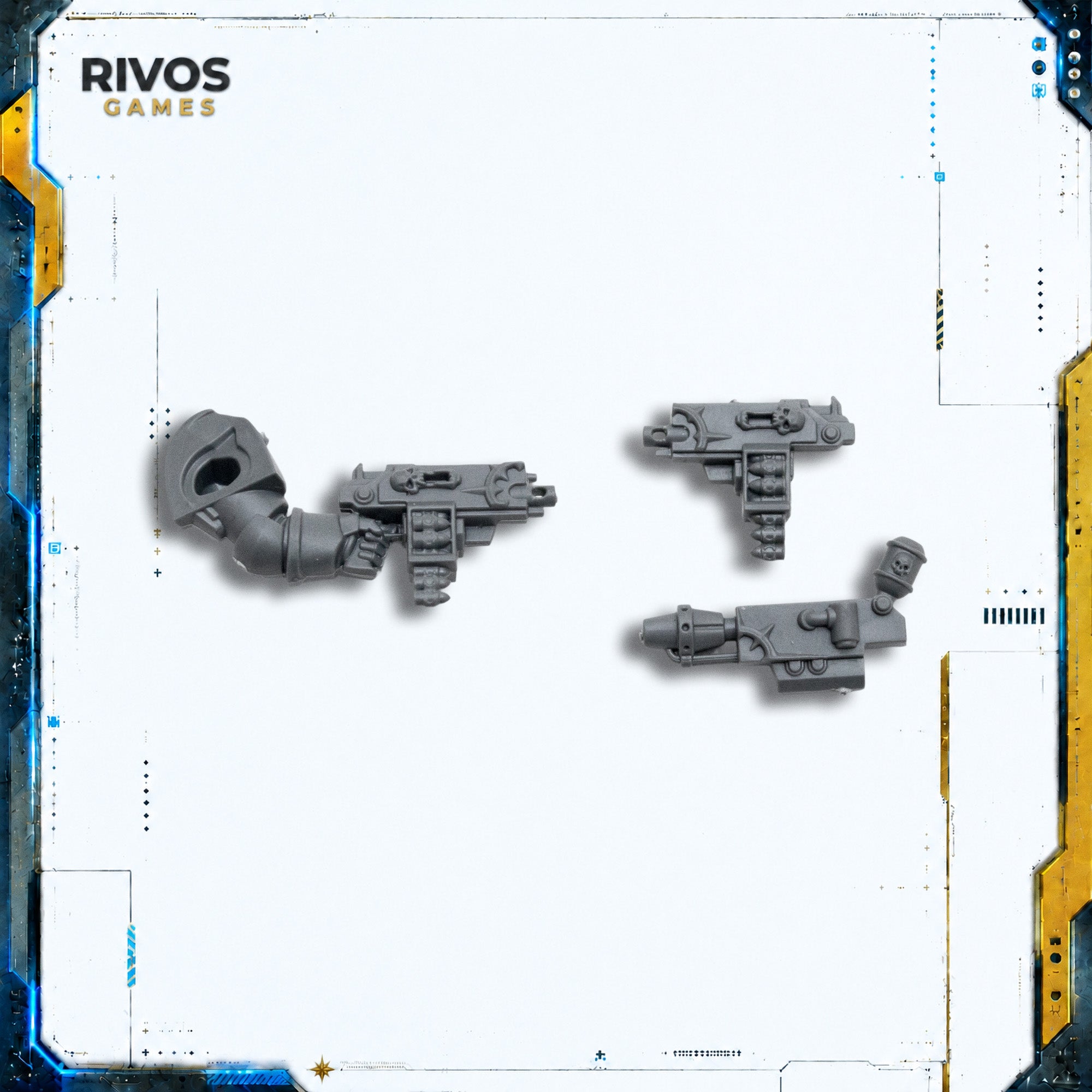 Warhammer 40K Chaos Space Marines Terminators Combi Flamer/Bolter A - Bits (Bitz)