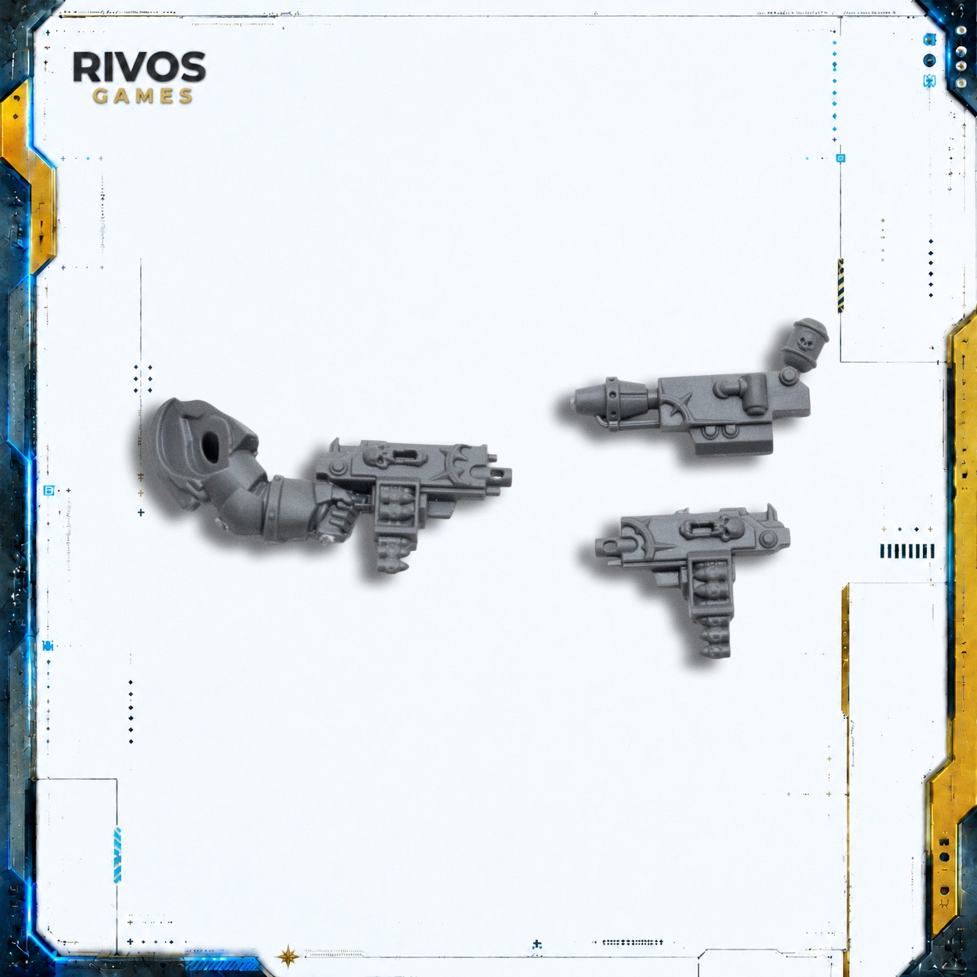 Warhammer 40K Chaos Space Marines Terminators Combi Flamer/Bolter B - Bits (Bitz)