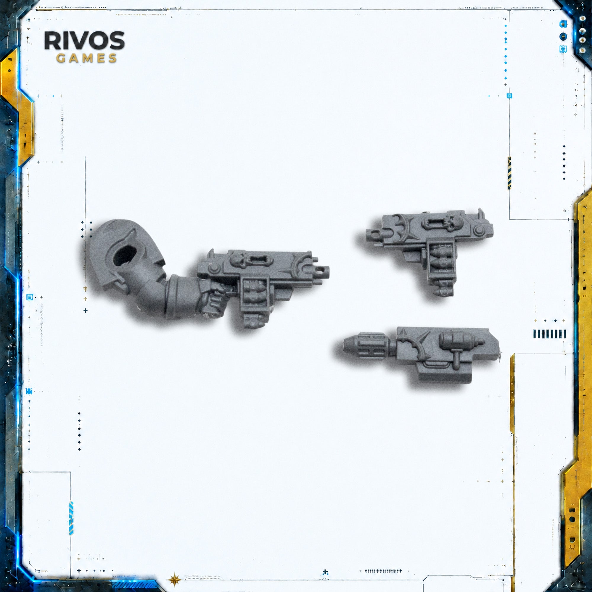 Warhammer 40K Chaos Space Marines Terminators Combi Melta/Bolter A - Bits (Bitz)