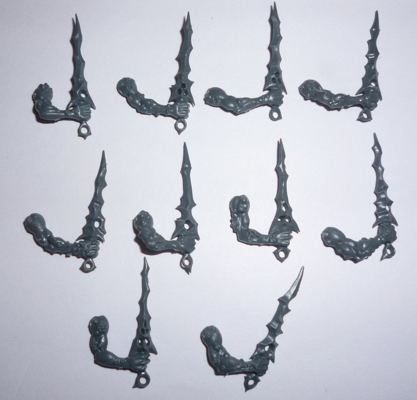 Maggotkin of Nurgle Plaguebearers Sword x 10 - Age of Sigmar - Spare Part