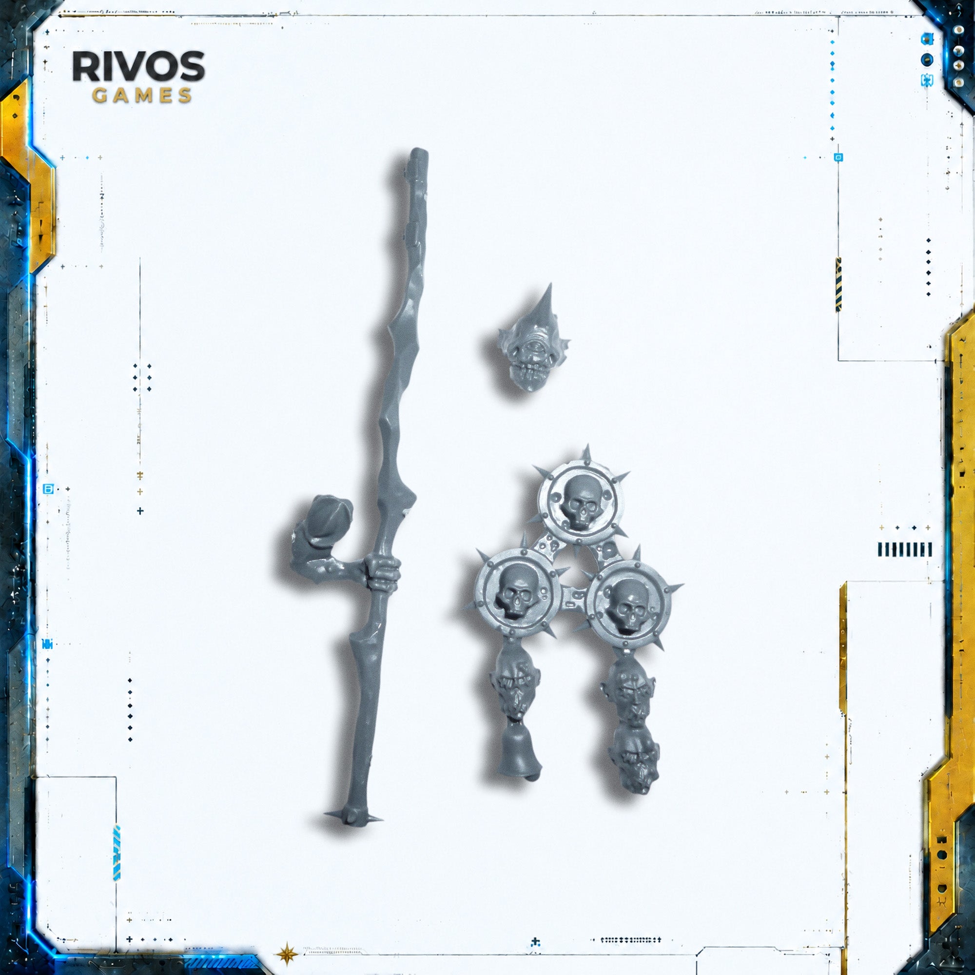 Warhammer Maggotkin of Nurgle Plaguebearers Head/Arm/Icon - Bits (Bitz)