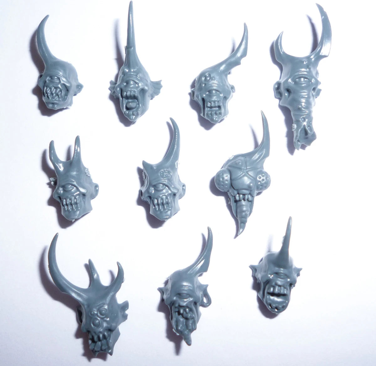 Warhammer Maggotkin of Nurgle Plaguebearers Heads x 10 Bits Bitz