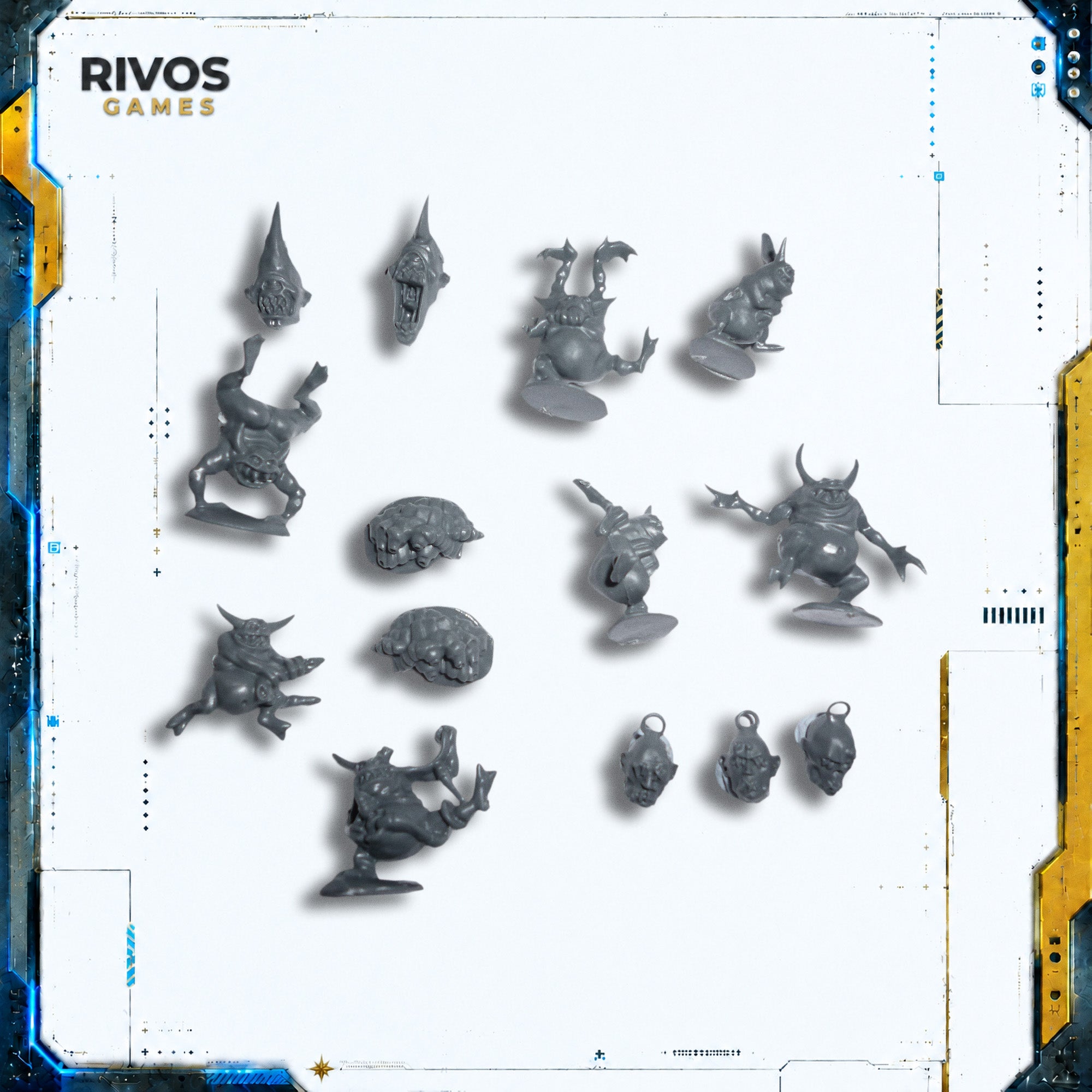 Warhammer Maggotkin of Nurgle Plaguebearers Accessories - Bits (Bitz)