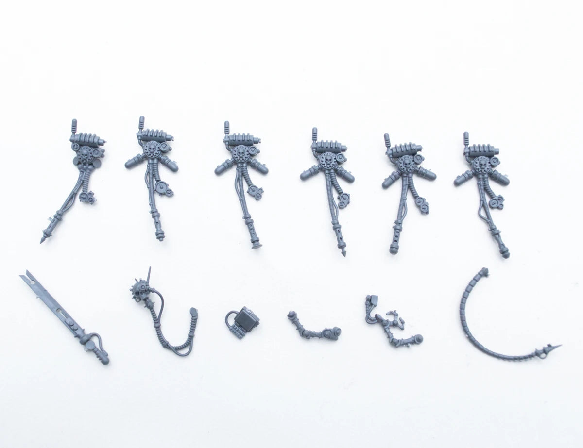 Warhammer 40K Adeptus Mechanicus Sicarians Backpacks x 6 Bits Bitz