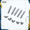 Warhammer 40K Adeptus Mechanicus Sicarians Power Sword x 5 - Bits (Bitz)