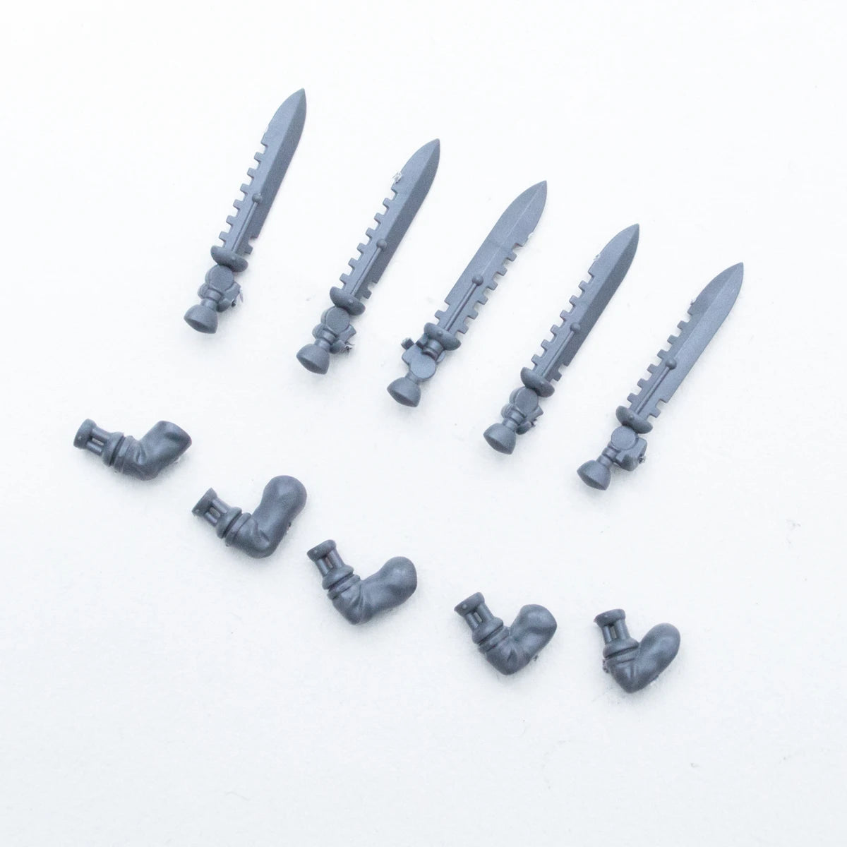 Warhammer 40K Adeptus Mechanicus Sicarians Power Sword x 5 Bits Bitz