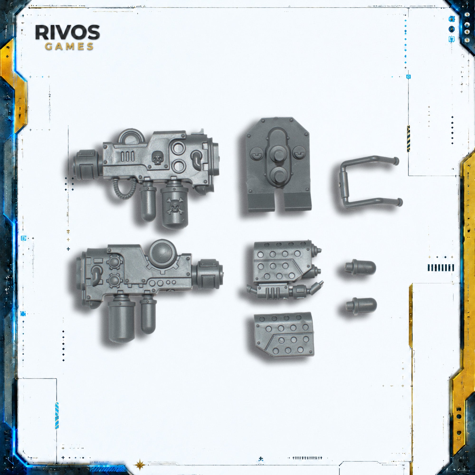 Warhammer 40K Space Marines Invictor Tactical Warsuit Incendium Cannon - Bits (Bitz)