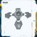 Warhammer 40K Space Marines Invictor Tactical Warsuit Right Foot - Bits (Bitz)