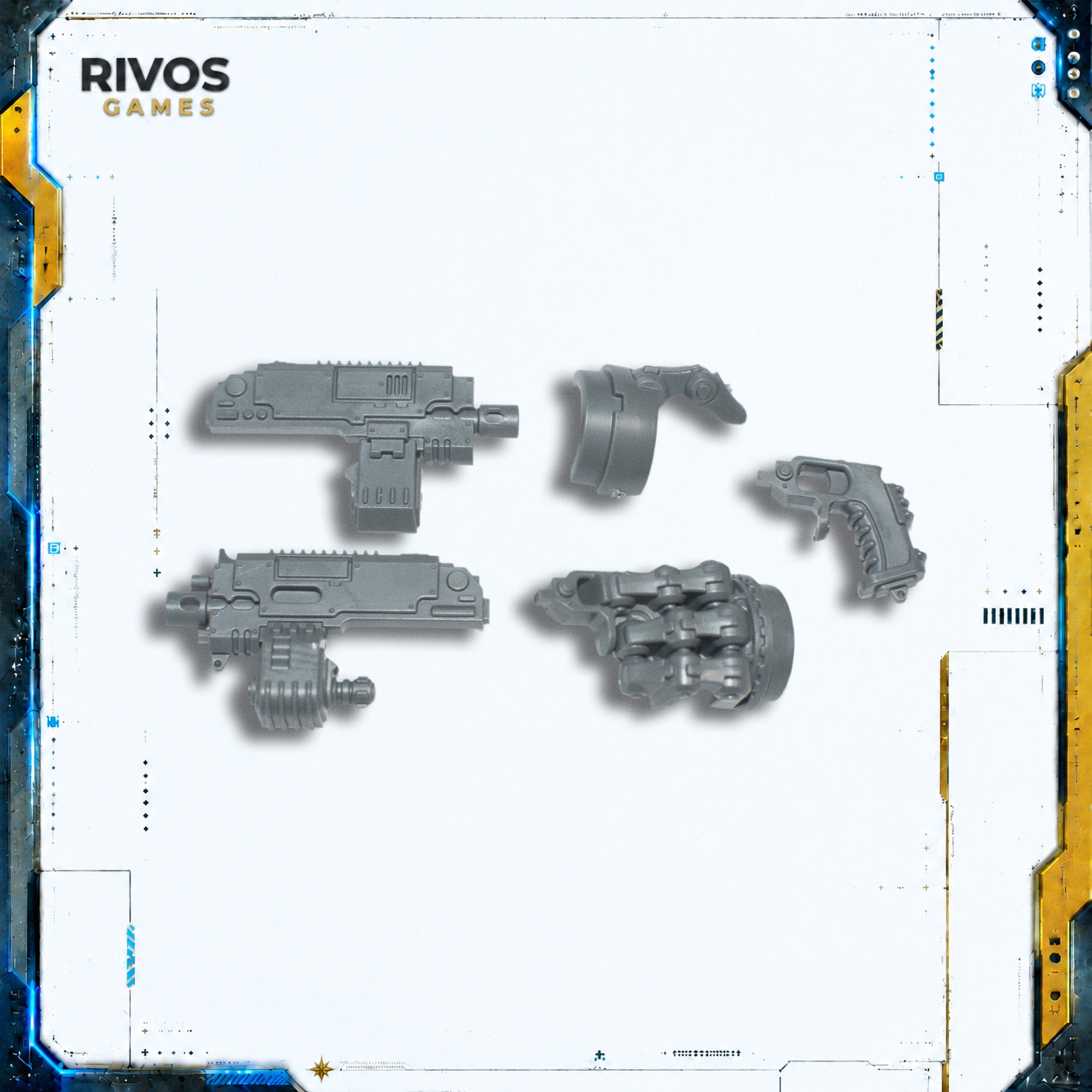 Warhammer 40K Space Marines Invictor Tactical Warsuit Fist B - Bits (Bitz)