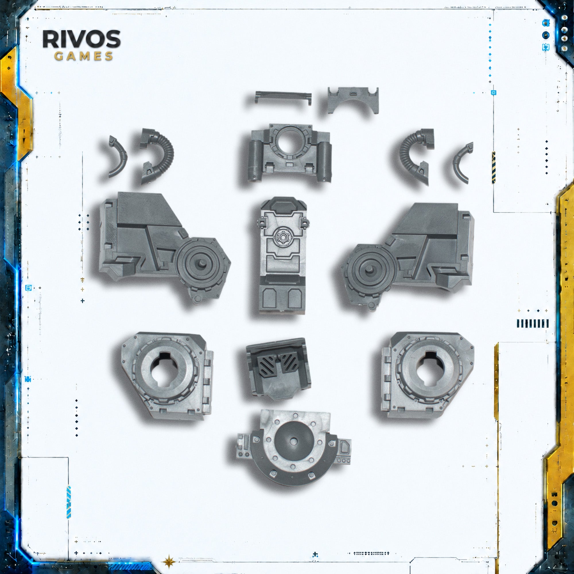 Warhammer 40K Space Marines Invictor Tactical Warsuit Upper Torso - Bits (Bitz)