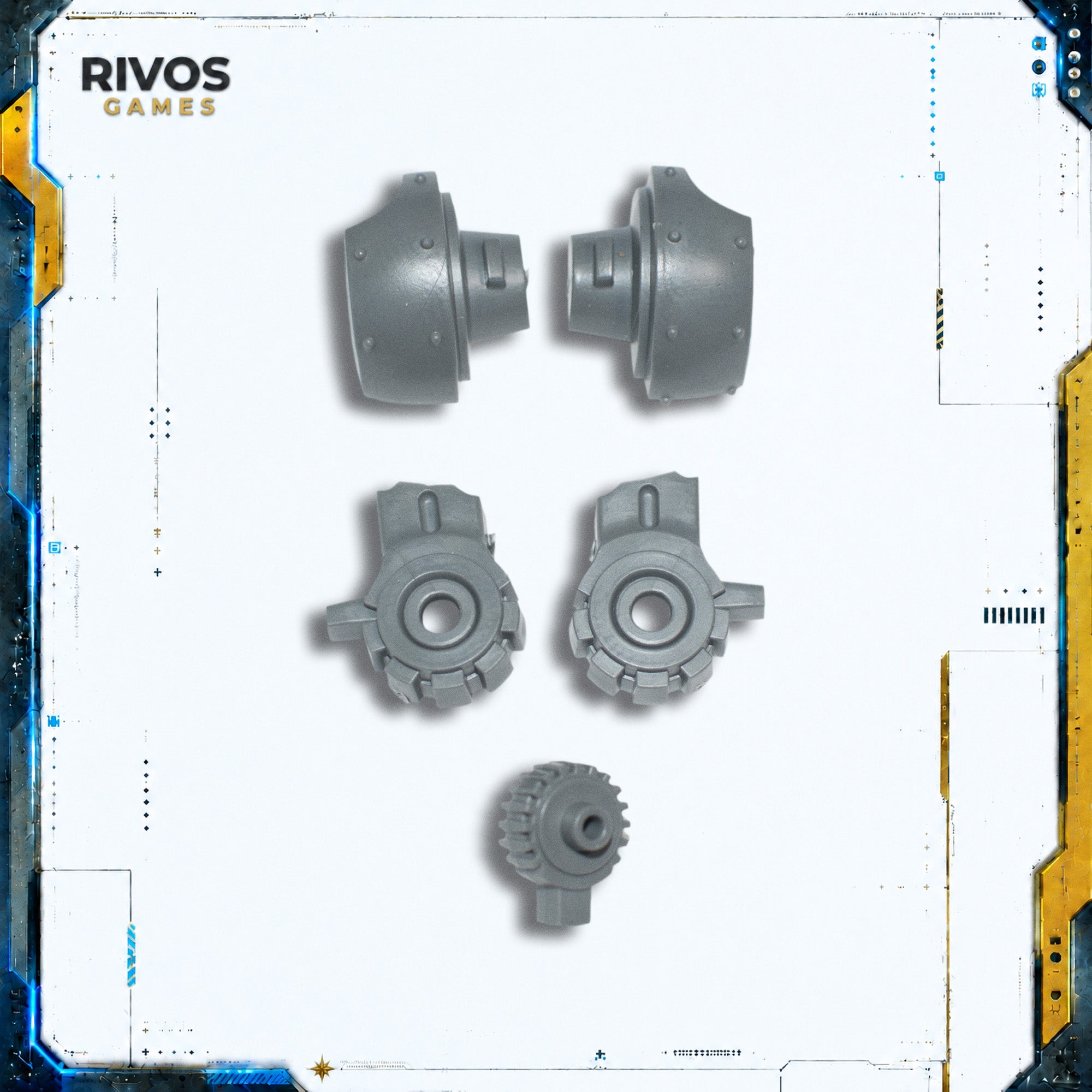 Warhammer 40K Space Marines Invictor Tactical Warsuit Right Arm - Bits (Bitz)